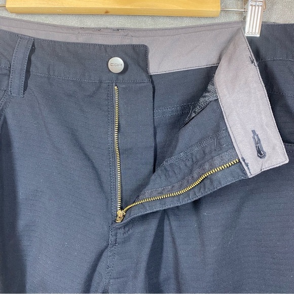 CQR Tactical Pants Men 36 Black‎ Flex Stretch TFP501 Water Resistant Ripstop Zip - Picture 13 of 14